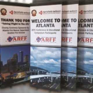 Retractable Banners for Hartsfield Jackson Int