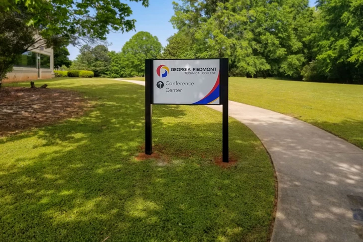 Post and Panel Sign | Education | Atlanta, GA