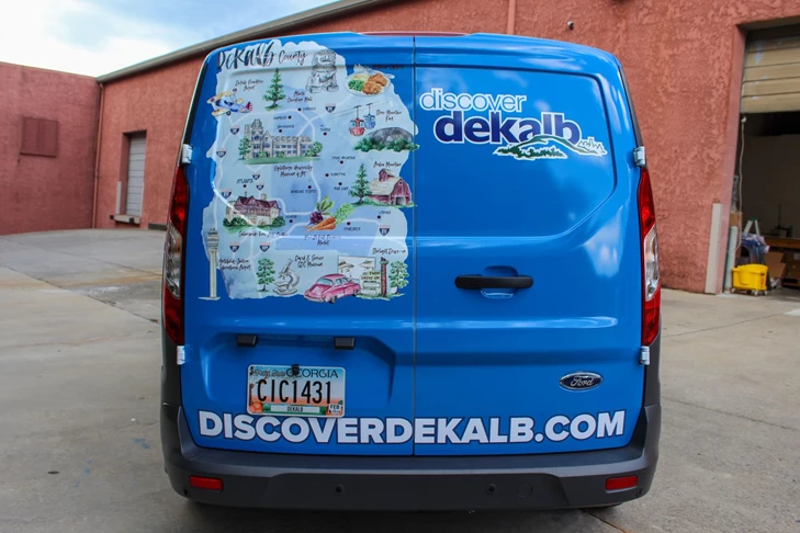 Full Vehicle Wrap | Travel | DeKalb County, GA | Discover DeKalb